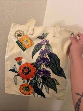 Royal Botanic Gardens Floral Print Tote Bag